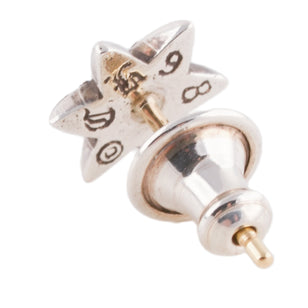Diamond 6-Point Star Stud Earring #00579