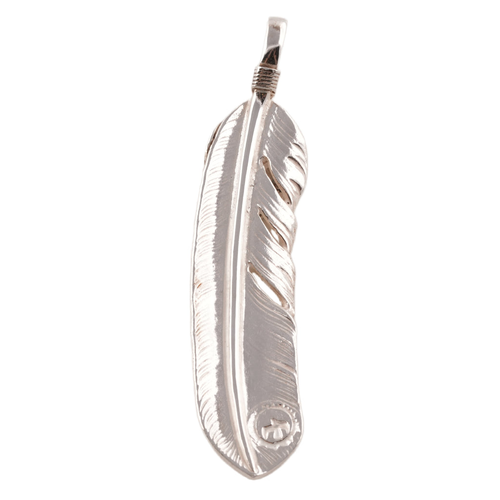 Layered Top Silver Feather (Right)(XL)