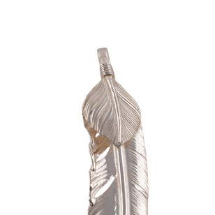Layered Top Silver Feather (Right)(XL) #00540