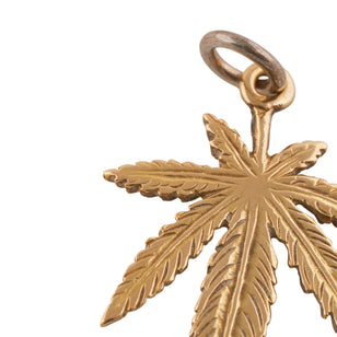 Gold Hemp Leaf (L)