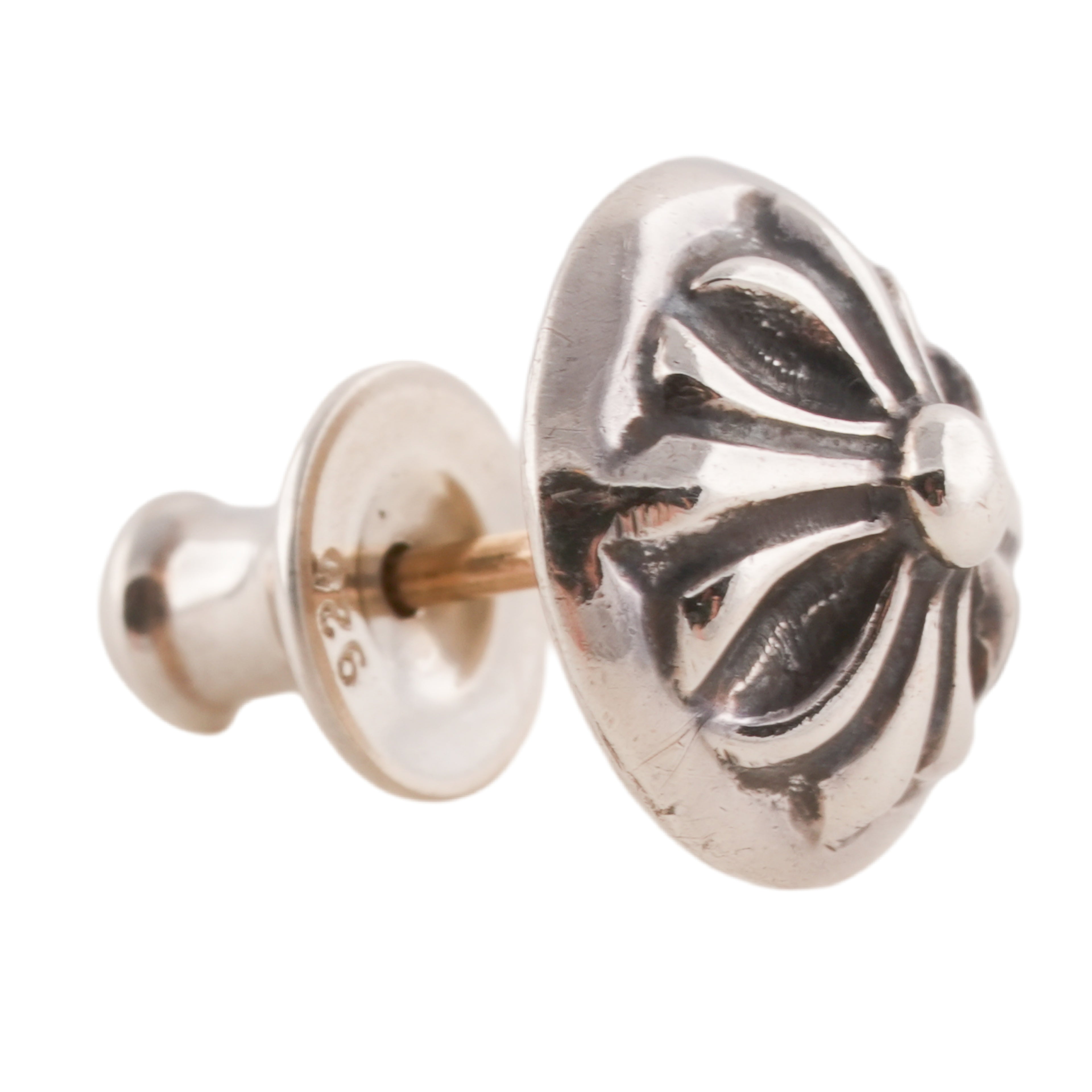 Cross Ball Stud Earring #00581