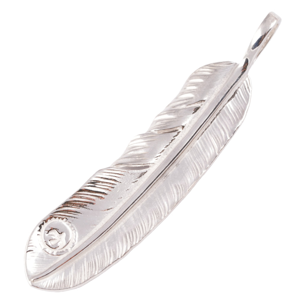Plain Silver Feather (Left)(XL) #00184