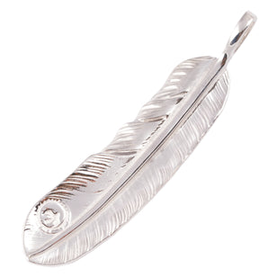 Plain Silver Feather (Left)(XL) #00184