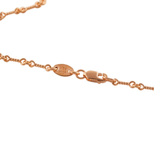 22k Twist Chain Necklace (24inch) #00608