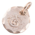 Eagle-in-Sun Silver Medallion Pendant (L) — Goro's