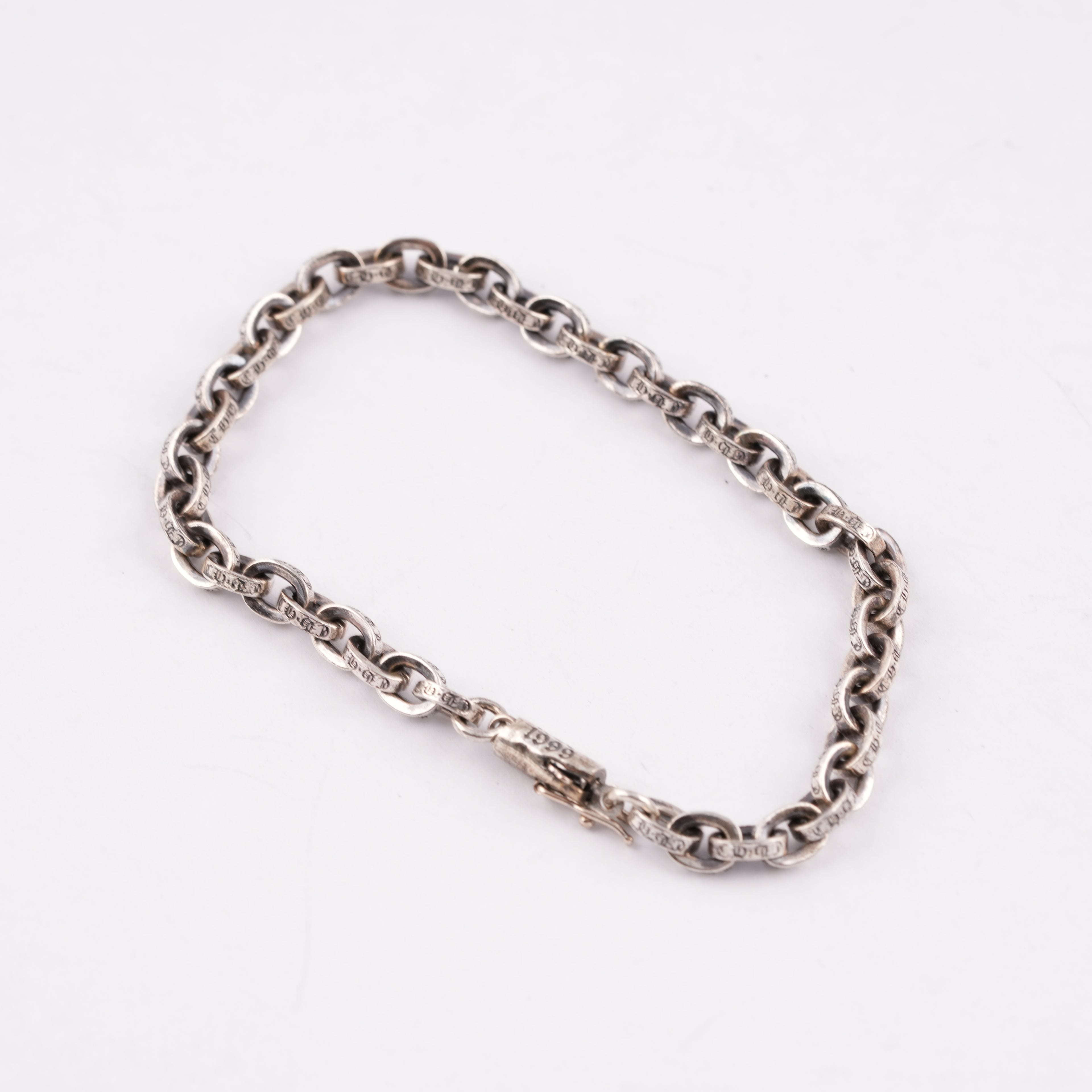 Paper Chain Silver Bracelets (7inch)