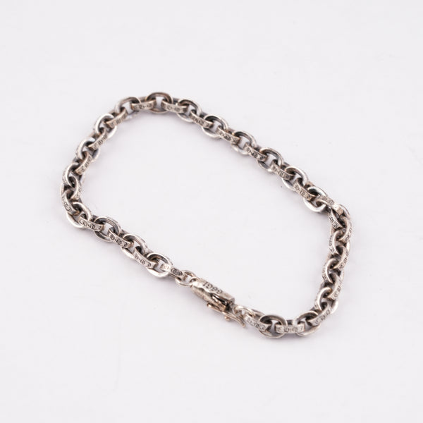 Paper Chain Silver Bracelets (7inch)