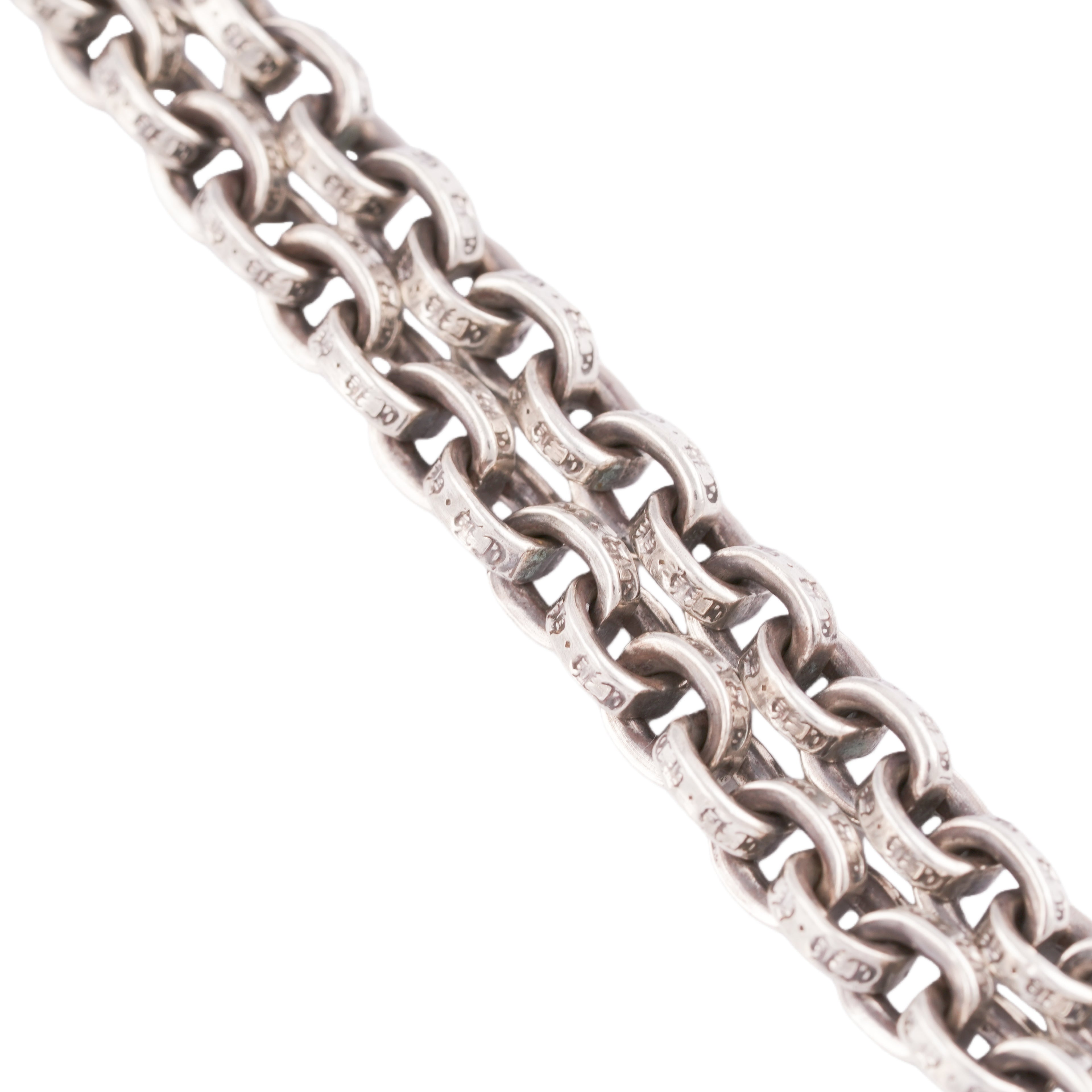 CH Cross + Paper Chain Necklace (Integrated) (18inch)