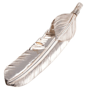 Layered Top Silver Feather (Right)(XL)