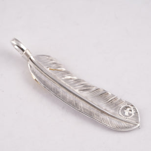 Gold Top Silver Feather (Right)(XL) #00180