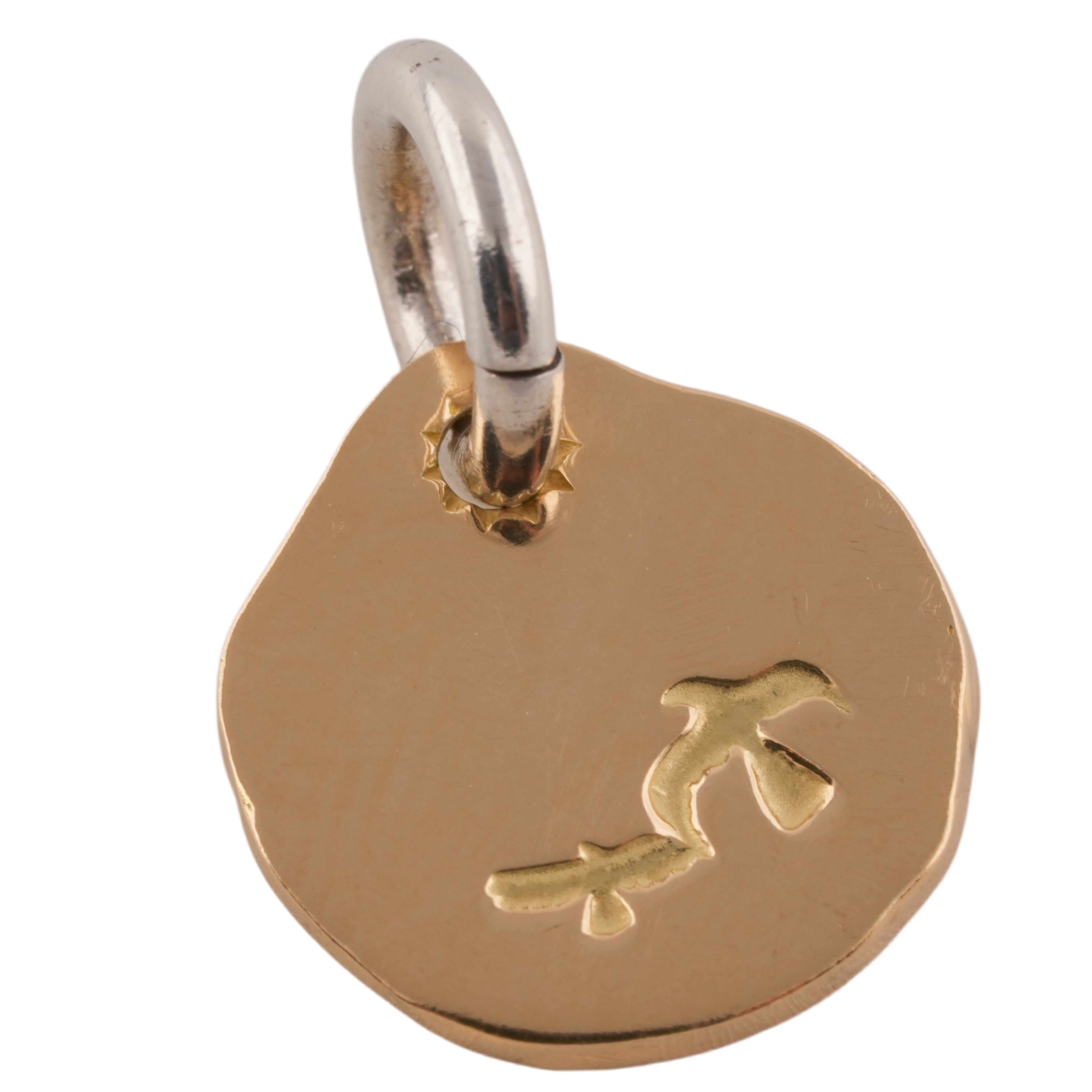Eagle-in-Sun Gold Medallion (S)