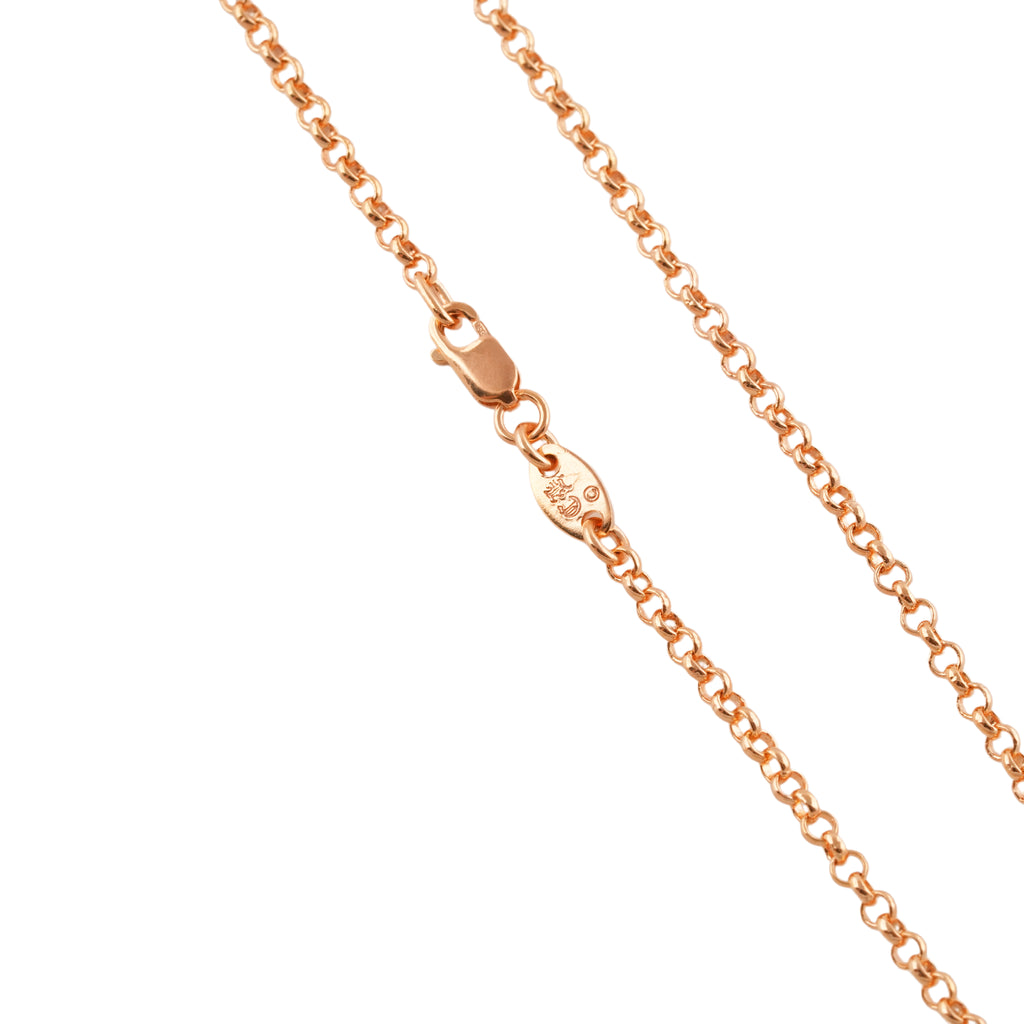 22k Roll Chain Necklace (18inch) #00601