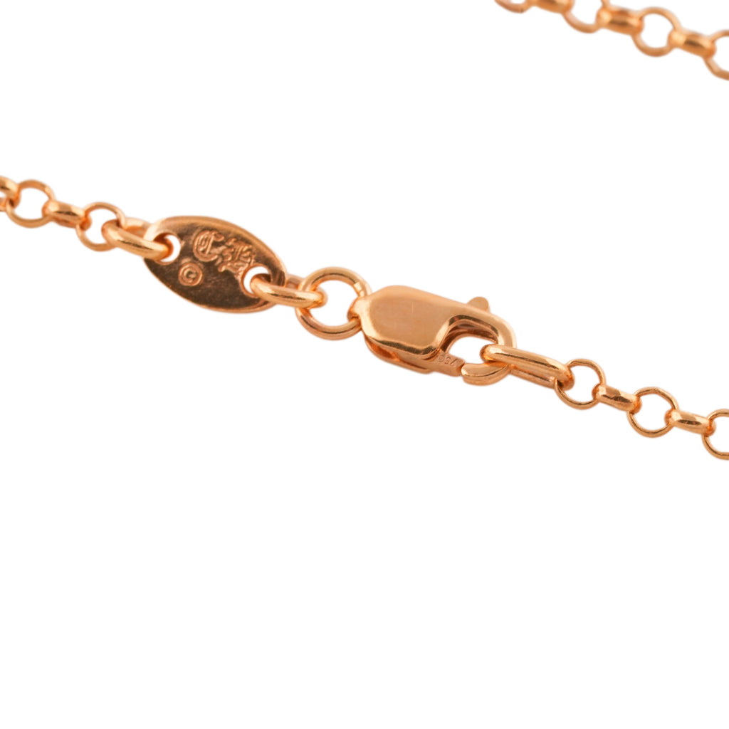 22k Roll Chain Necklace (22inch)