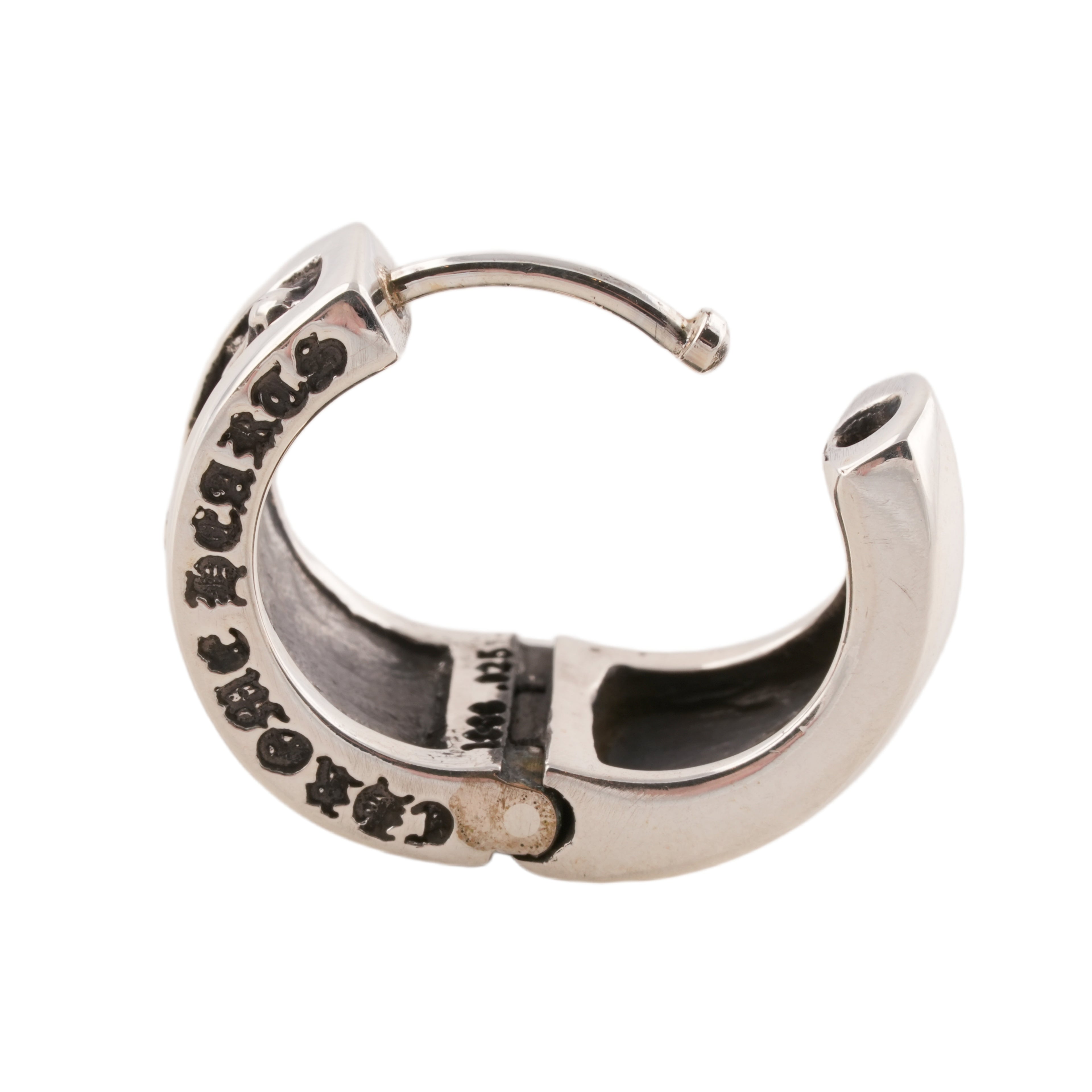 Narrow V CHX Hoop Earring