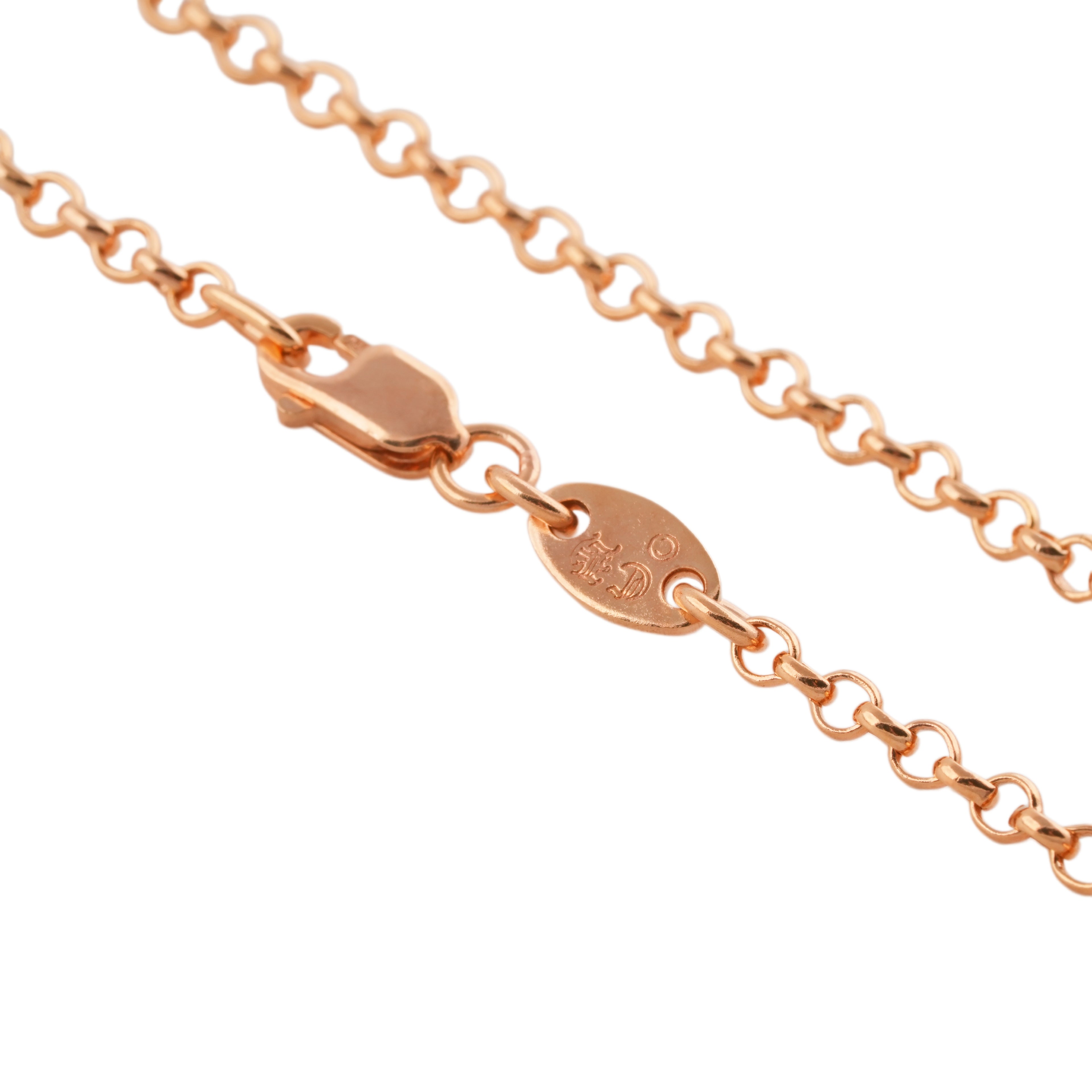 22k Roll Chain Necklace (18inch) #00600