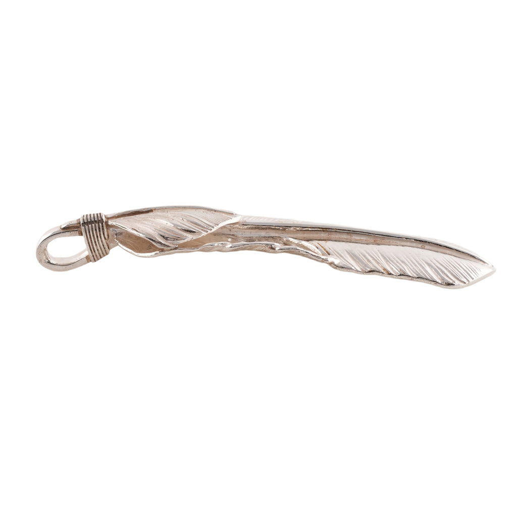 Layered Top Silver Feather (Right)(XL)