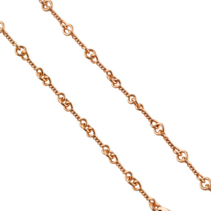 22k Twist Chain Necklace (24inch) #00472