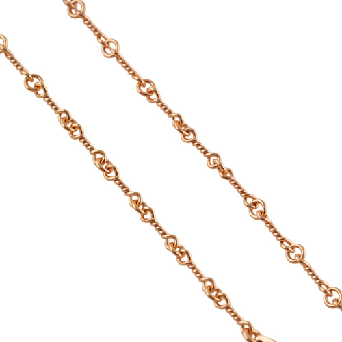 22k Twist Chain Necklace (24inch) #00472