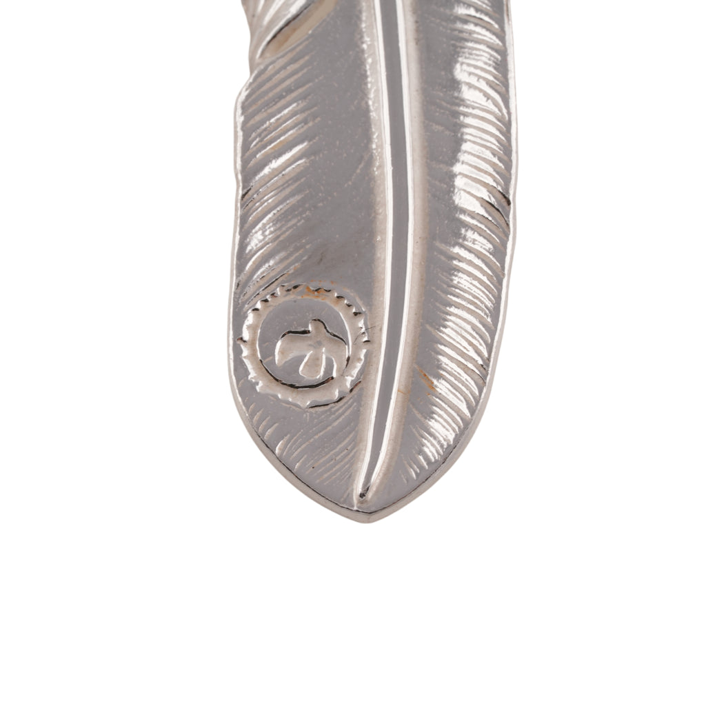 Claw Silver Feather w/ Gold Stamp (Left)(XL)