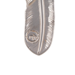 Claw Silver Feather w/ Gold Stamp (Left)(XL)