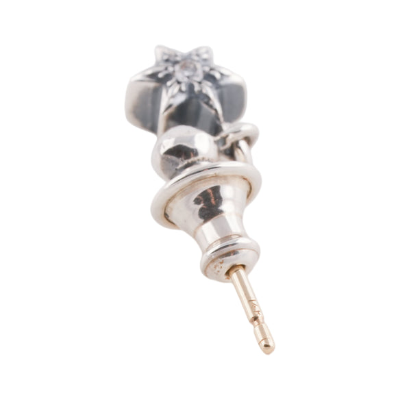 Diamond 6-Point Star Stack Drop Earring