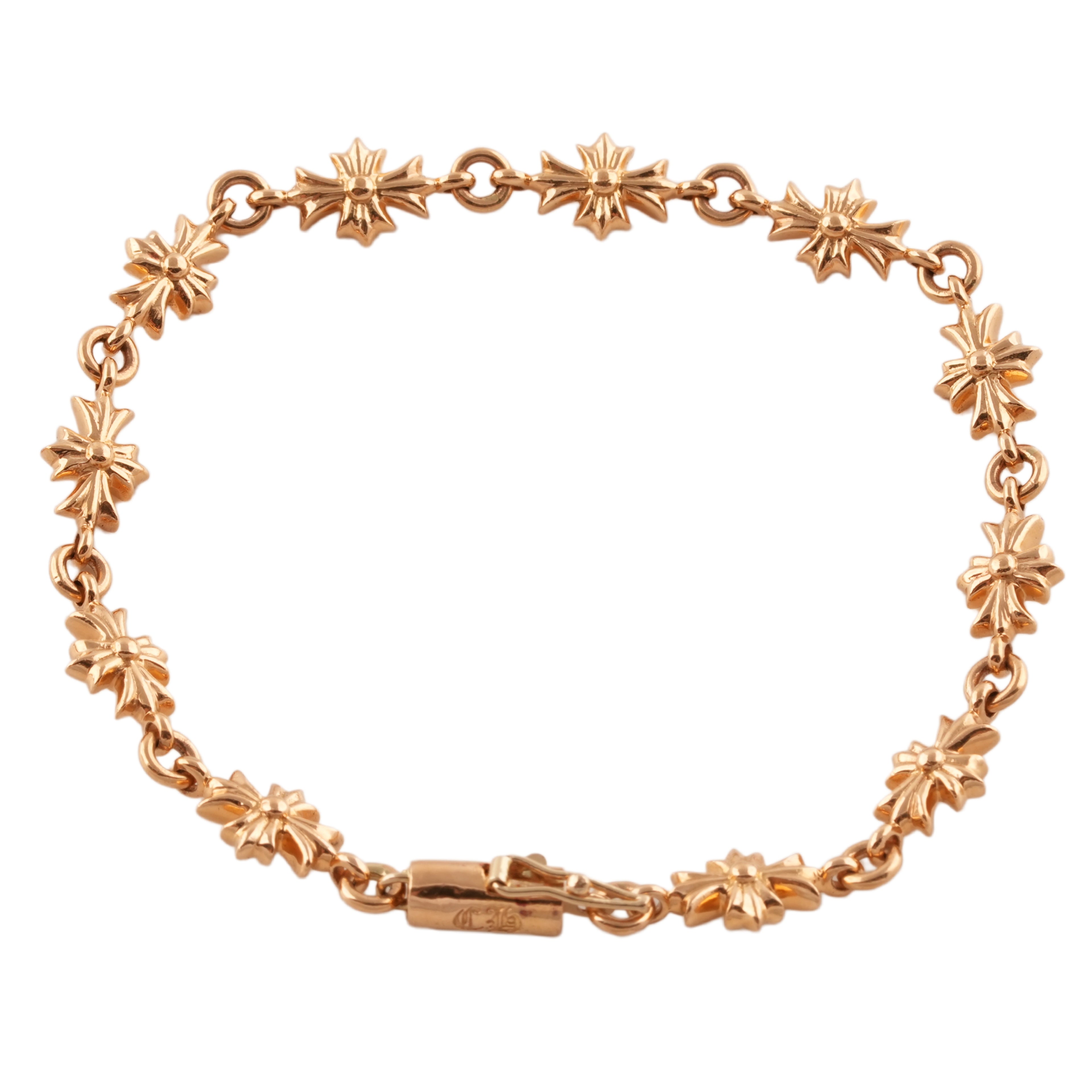 22k Tiny E CH Plus Link Bracelet (11 Link 6.5inch)