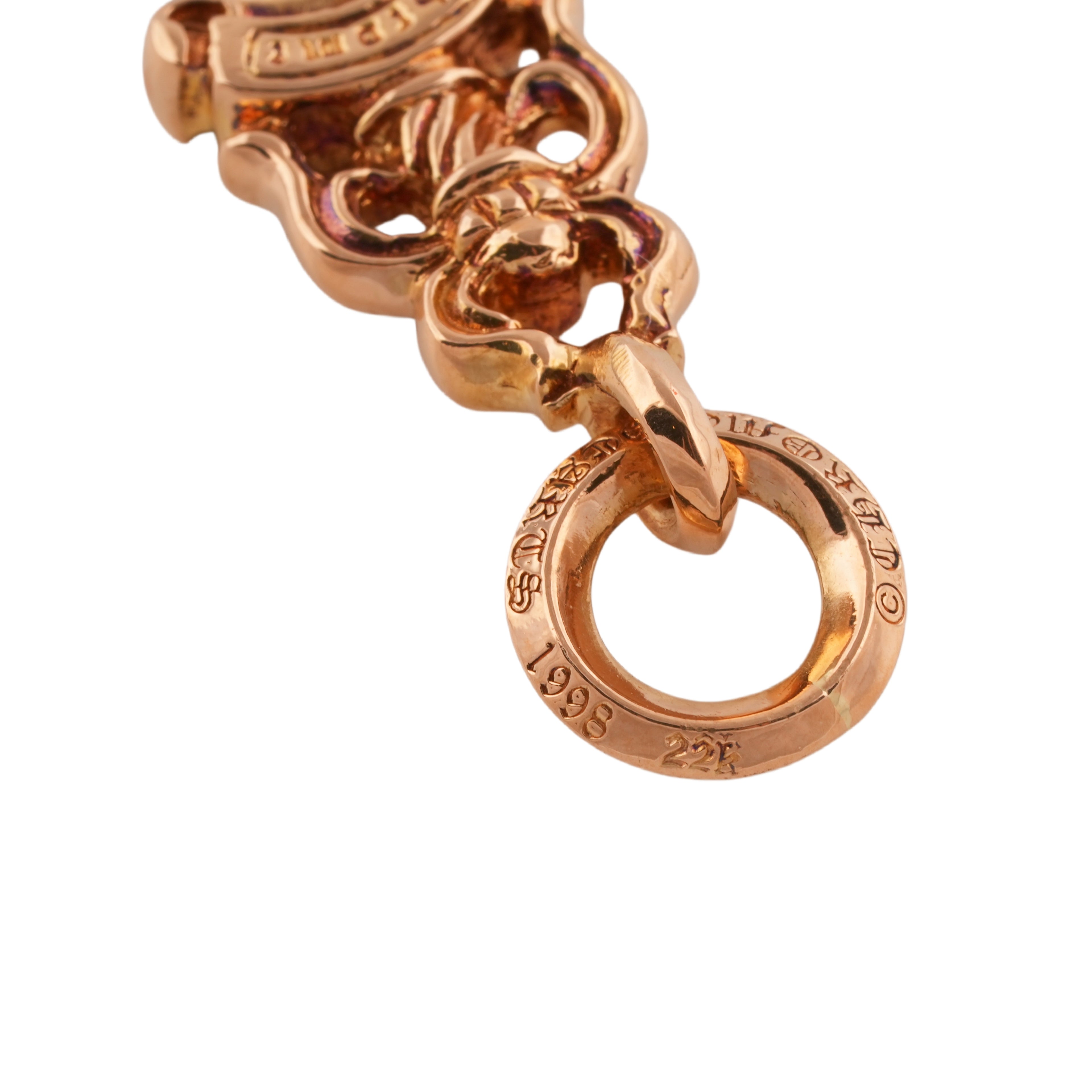 22k Diamond #5 Dagger Charm