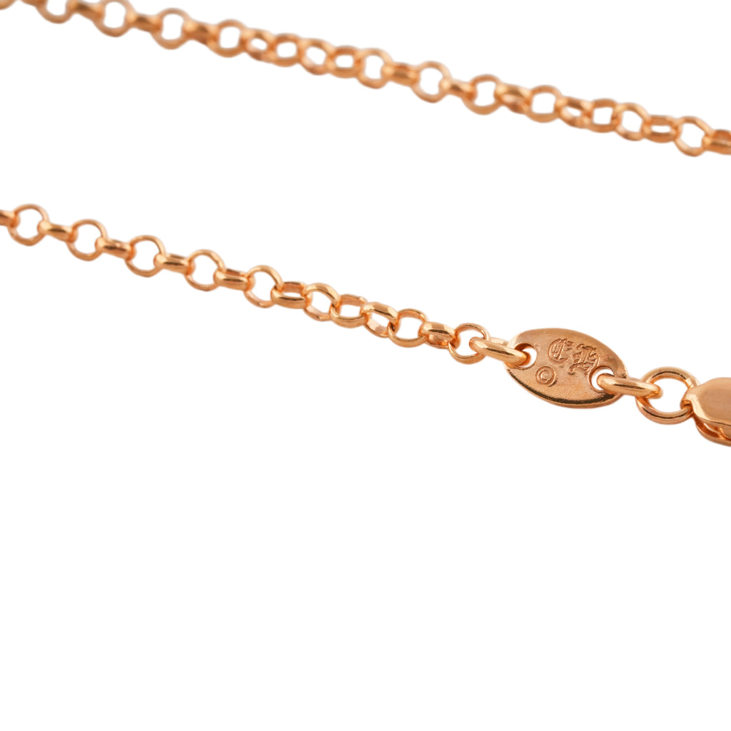 22k Roll Chain Necklace (22inch)