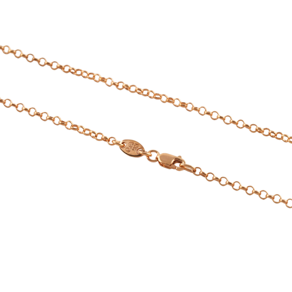 22k Roll Chain Necklace (22inch)