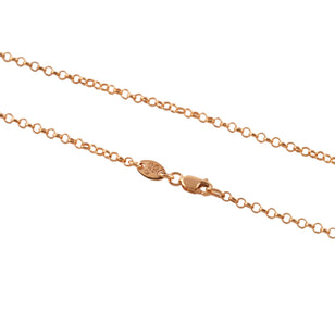 22k Roll Chain Necklace (22inch)