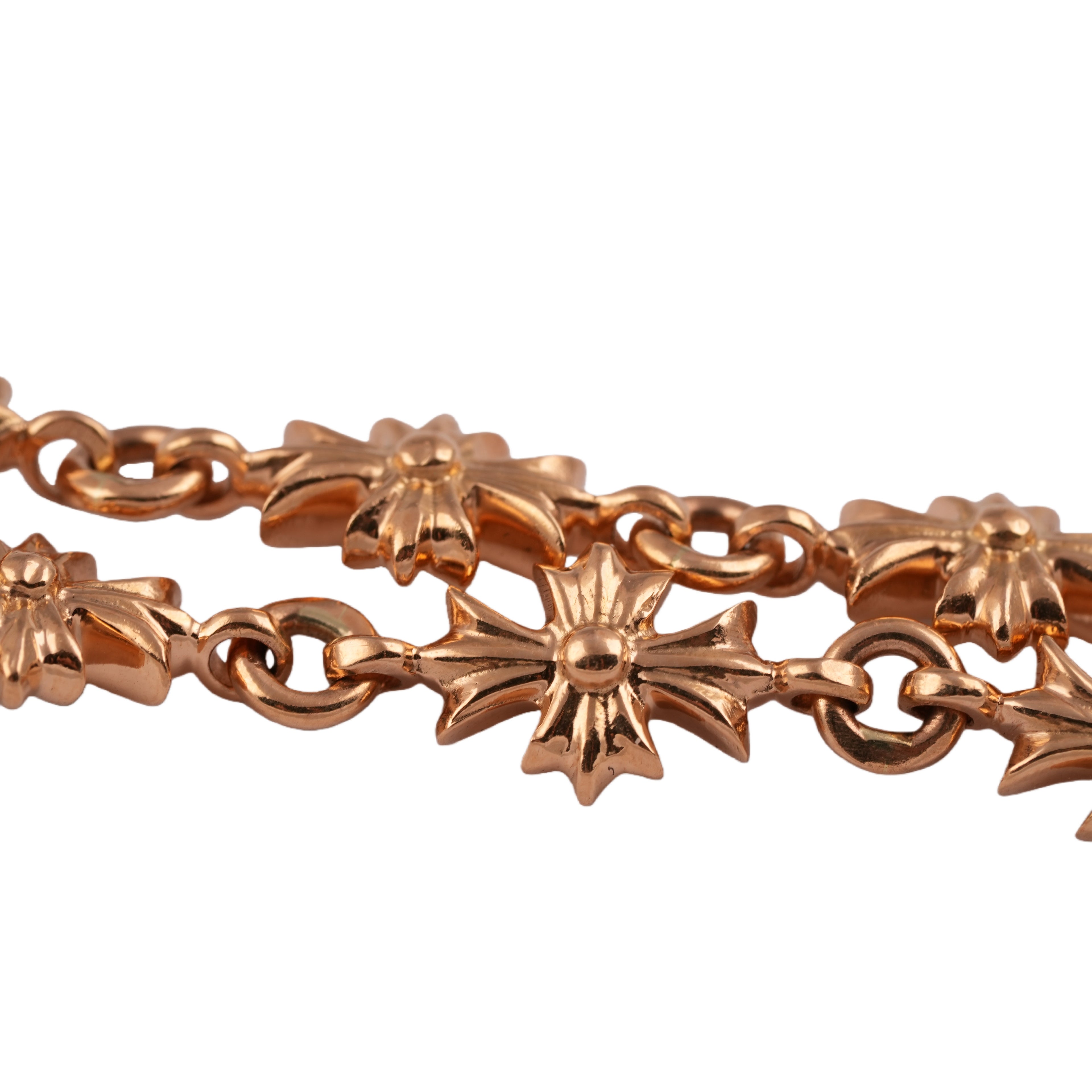 22k Tiny E CH Plus Bracelet (13 Links)