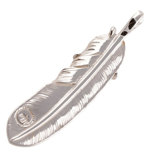 Claw Silver Feather w/ Gold Stamp (Left)(XL)