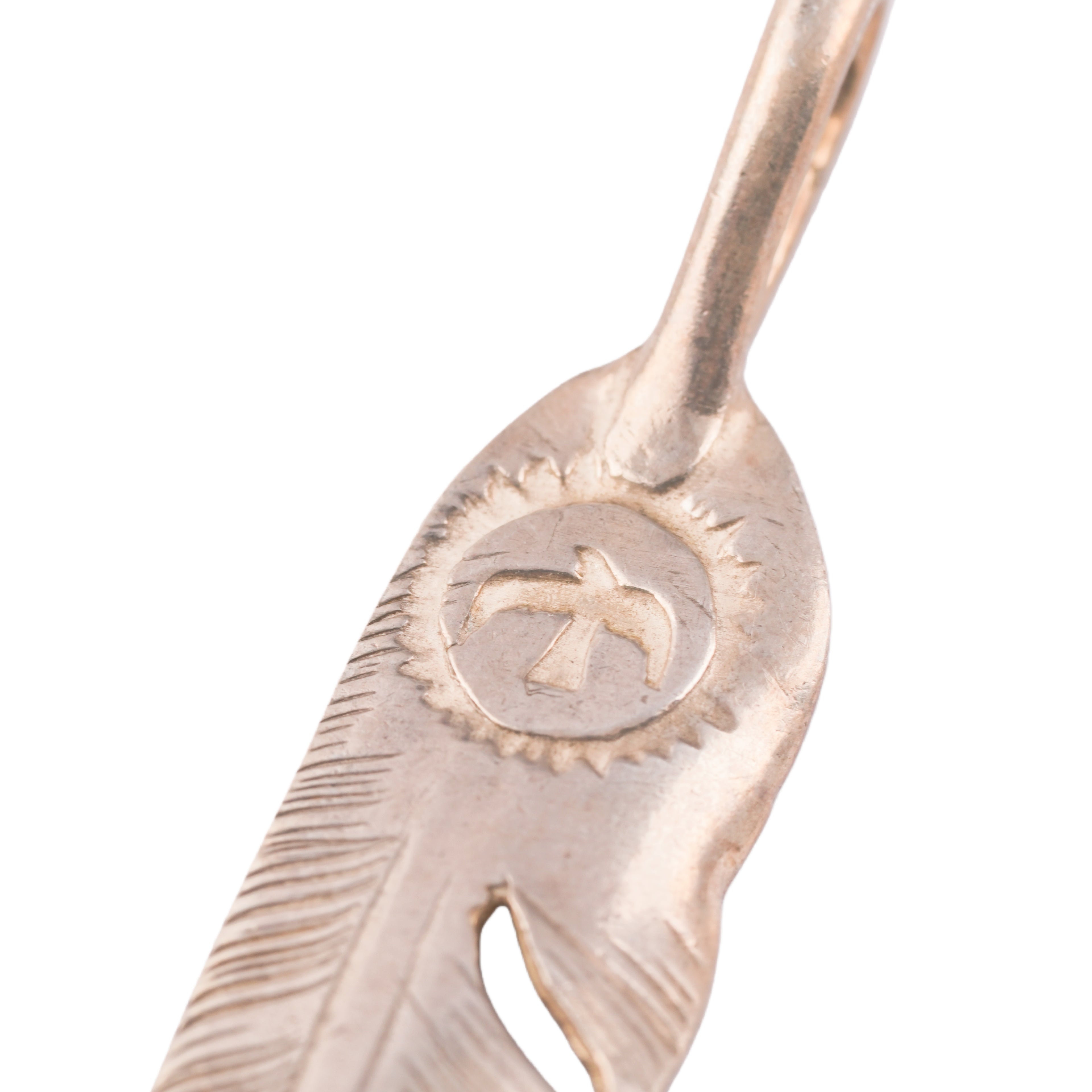 Silver Feather Pendant (Right)(L) #00137