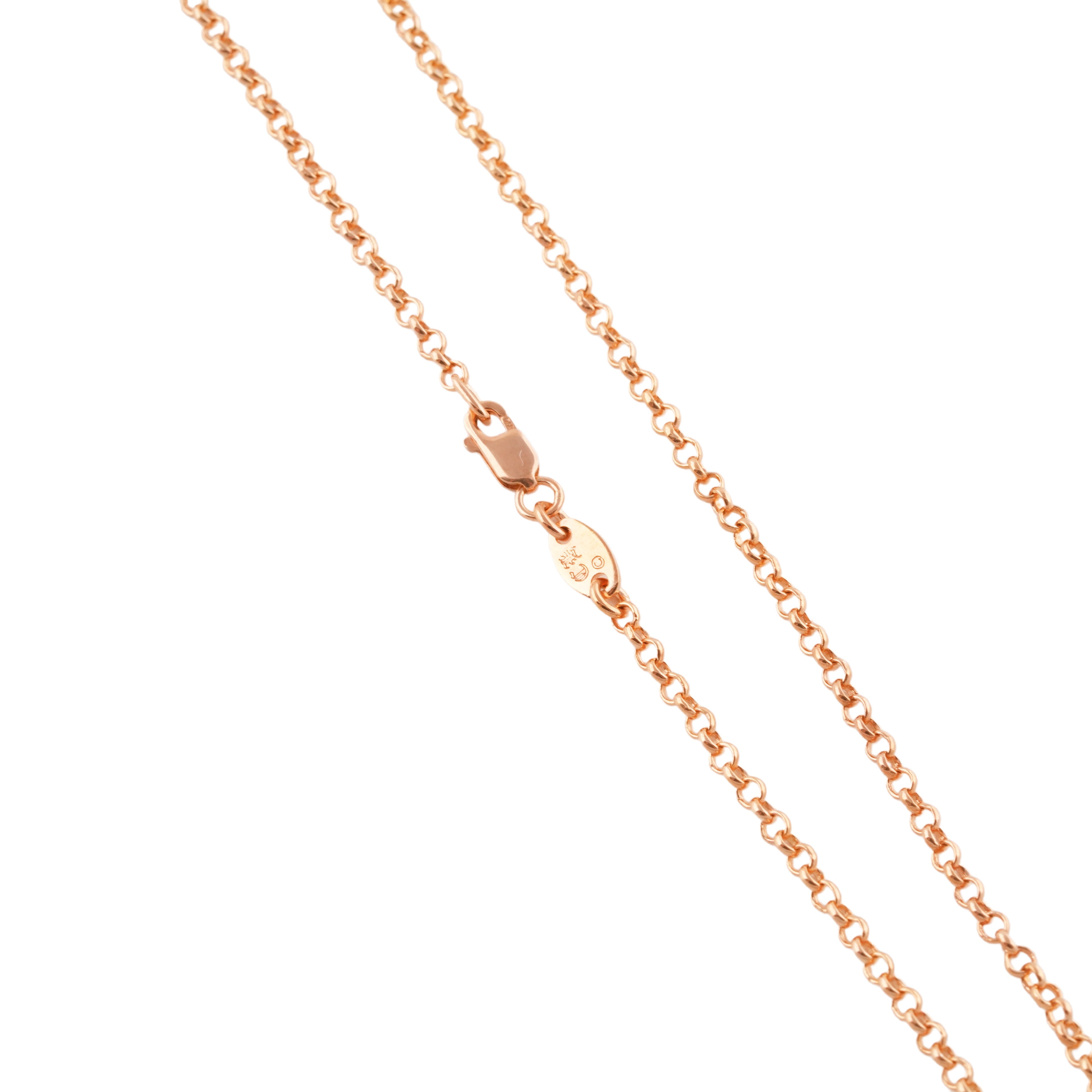 22k Roll Chain Necklace (16inch) #00599