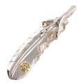 Claw Silver Feather w/ Gold Stamp (Left)(XL) — Goro's