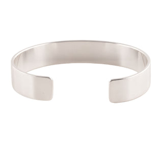 Gold Eagle Stamp Flat Silver Cuff (M) (7inch)