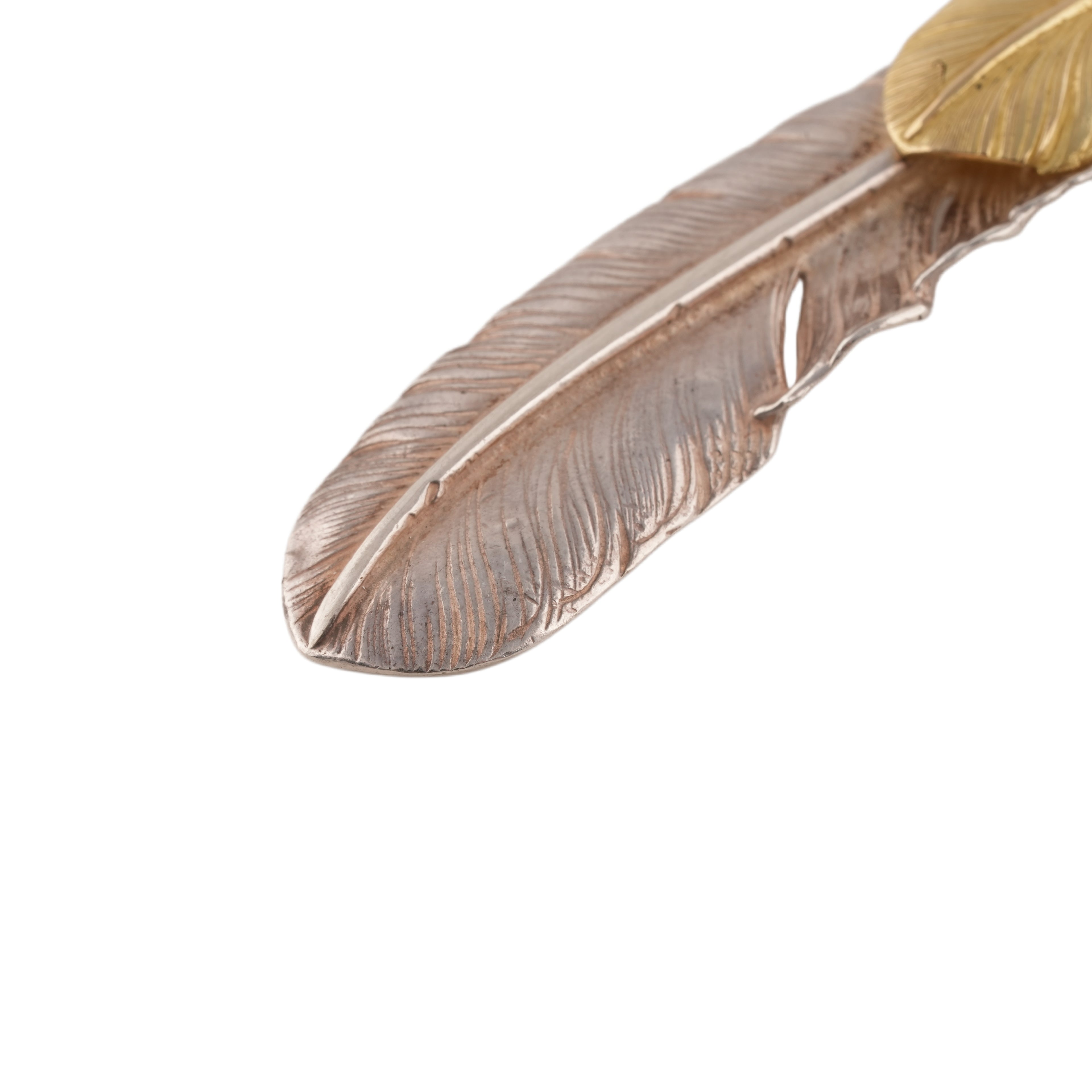 Gold Top Silver Feather (Left)(XL) (Old Design) #00536