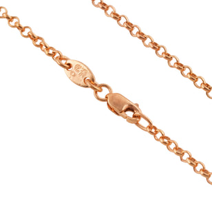 22k Roll Chain Necklace (20inch) #00602