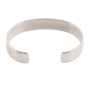 Gold Eagle Stamp Flat Silver Cuff (M) (7inch) #00307