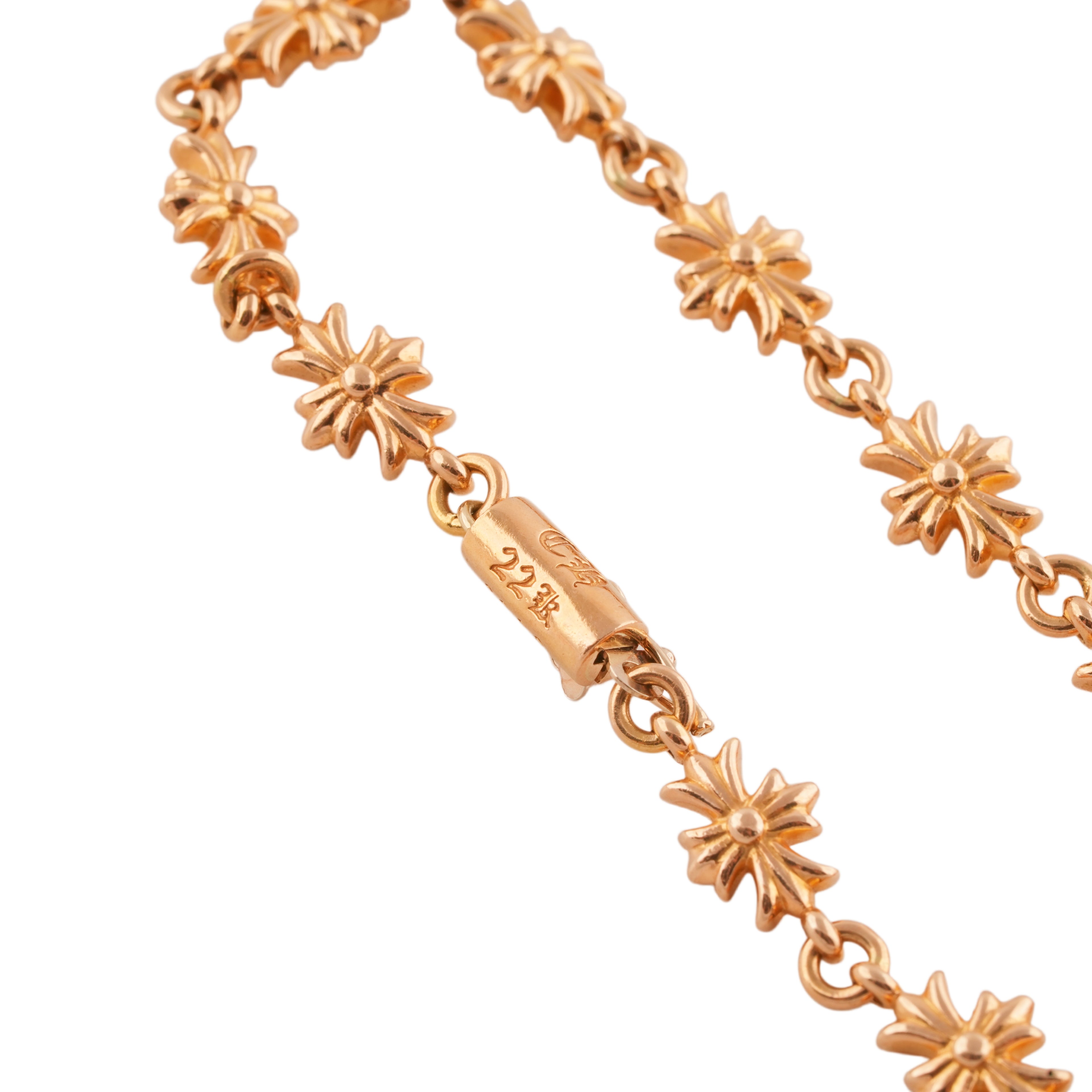 22k Tiny E CH Plus Link Bracelet (11 Link 6.5inch) #00598