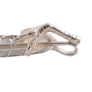 Claw Silver Feather w/ Gold Stamp (Right)(XL)