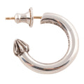 Plain Cross Nail Hoop Earring — Chrome Hearts