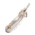 Claw Silver Feather w/ Gold Stamp (Right)(XL) — Goro's