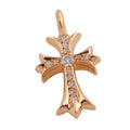 22k Pave Diamond Tiny Fat Cross Charm — Chrome Hearts · corner:00631/DSC08121.JPG