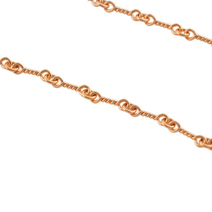 22k Twist Chain Necklace (18inch) #00606
