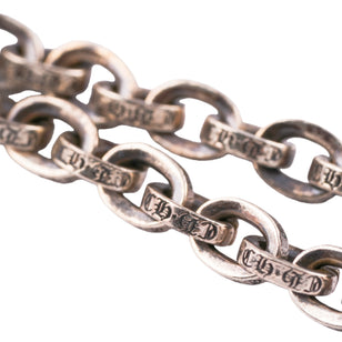 Paper Chain Silver Bracelets (7inch)