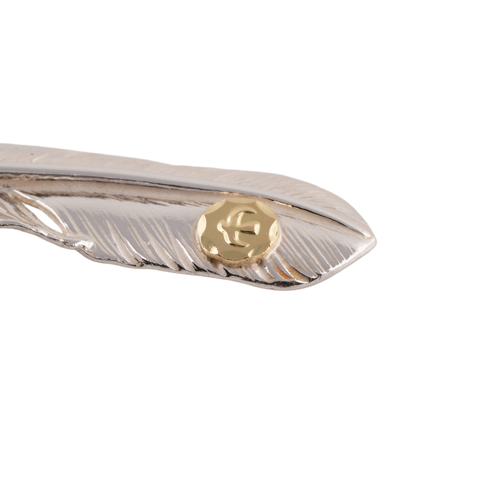 Claw Silver Feather w/ Gold Stamp (Right)(XL)