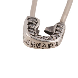 Pave Diamond Safety Pin