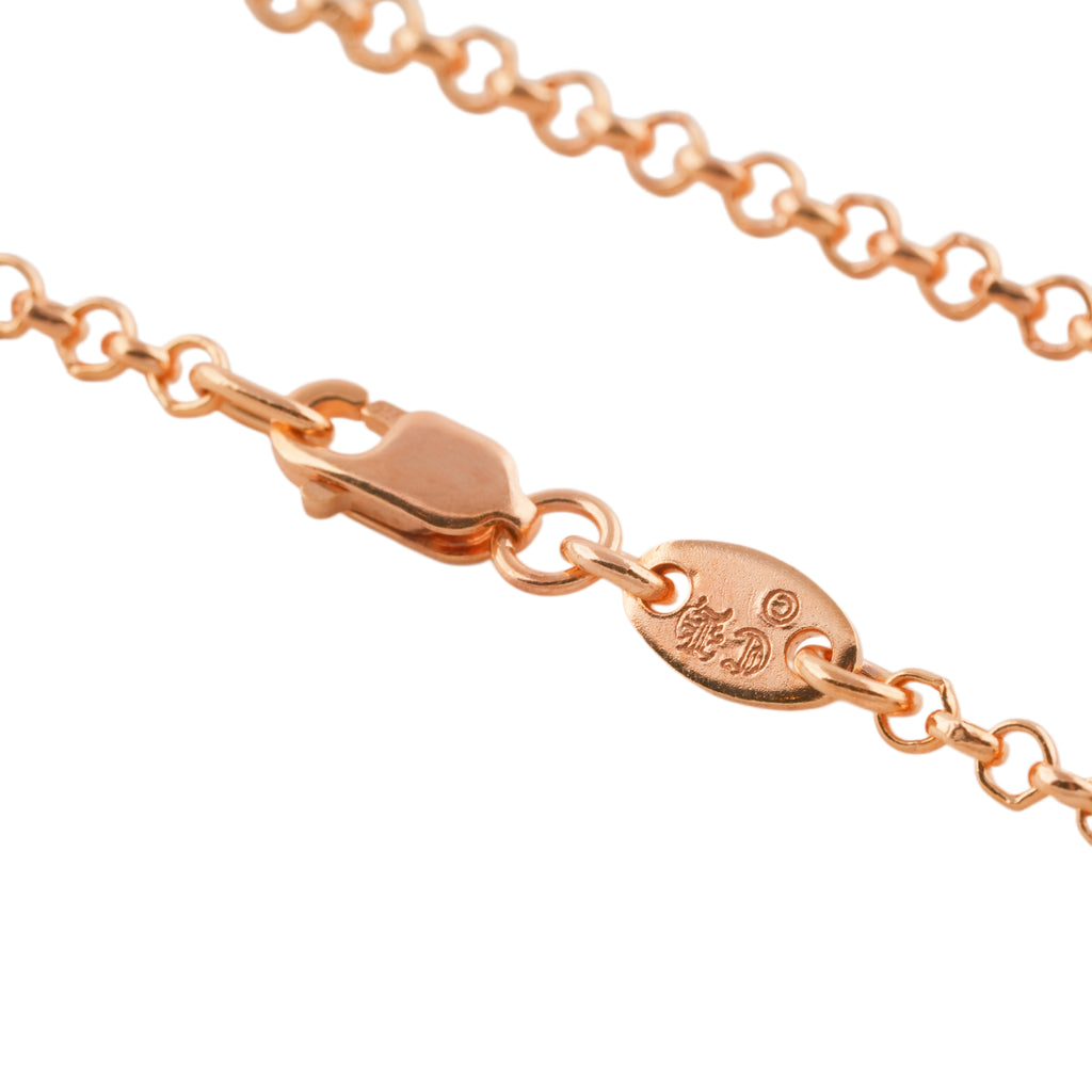22k Roll Chain Necklace (20inch) #00603
