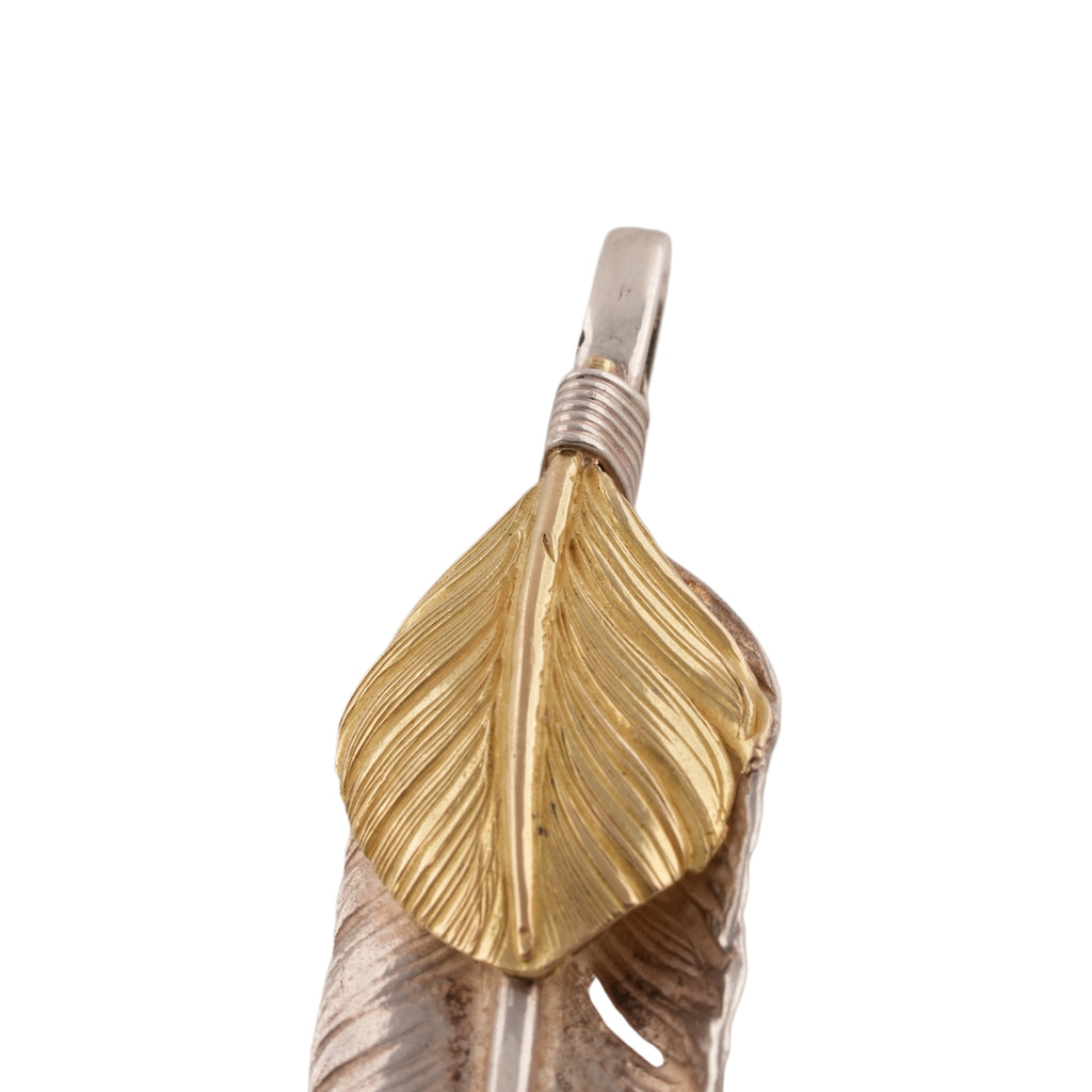 Gold Top Silver Feather (Left)(XL) (Old Design) #00536